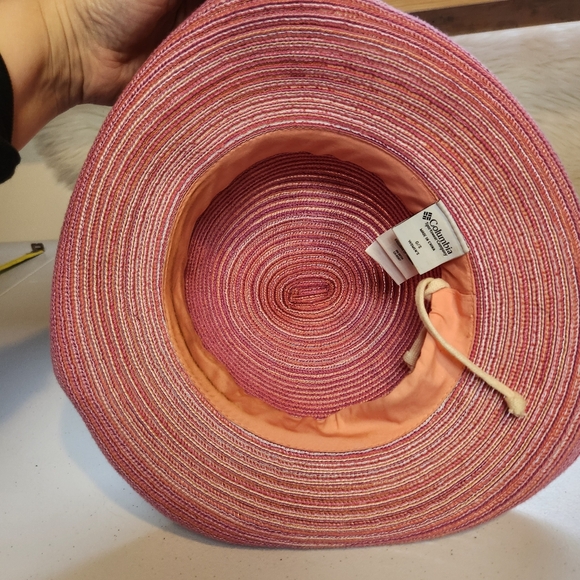 Columbia Pink Floppy Sun Hat Summer Hiking Outdoors Womens One Size Beach - Picture 6 of 8